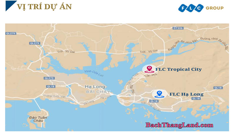 Vị trí của khu đô thị FLC Hạ Long Tropical City